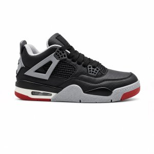 کفش و کتانی مردانه ساقدار مدل جردن NIKE AIR JORDAN 4 رنگ مشکی طوسی کد 2221