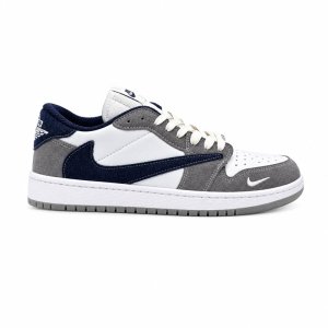 کفش و کتانی مردانه مدل نایک ترویس NIKE TRAVIS رنگ سفید طوسی کد 30428