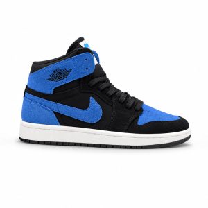 کفش و کتانی مردانه ساقدار مدل NIKE JORDAN 1 رنگ مشکی آبی کد 21861