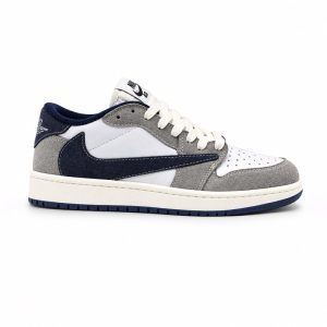 کفش و کتانی مردانه مدل نایک ترویس NIKE TRAVIS رنگ سفید طوسی کد 30688