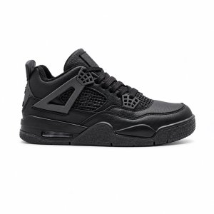 کفش و کتانی مردانه ساقدار مدل جردن NIKE AIR JORDAN 4 رنگ مشکی کد 2222